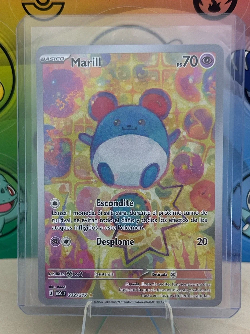Pokémon TCG Marill - 232/217 - ME: Ascenso Heroico (Ascended Heroes) Mint/NM